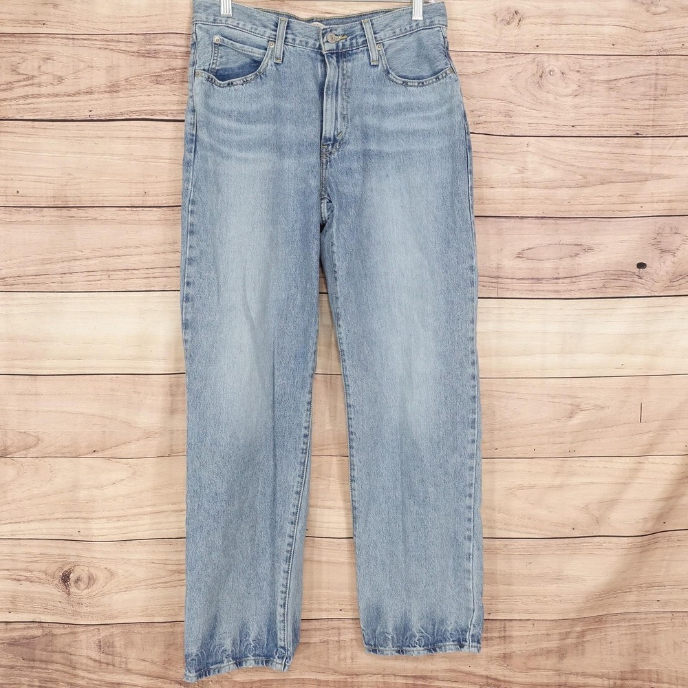 Levi's '94 Baggy Straight Jeans Womens 29 Blue Light Wash Relaxed 30x30 Denim